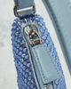 prada Prada Satin Crystal Triangle Pouch - 7