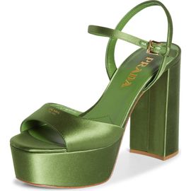 Prada Prada Satin Platform Sandal