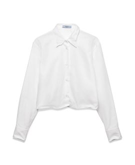 Prada Prada Shapeable Cotton Shirt