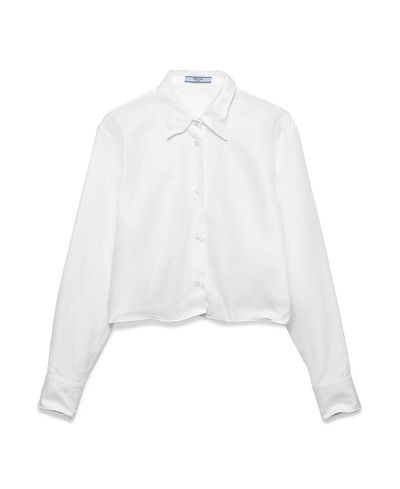 Prada Prada Shapeable Cotton Shirt