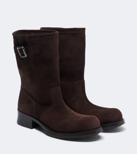 Prada Prada Shard suede biker boots