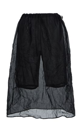Prada Prada Sheer Organza Skort