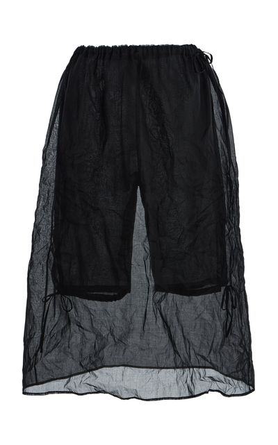 Prada Prada Sheer Organza Skort