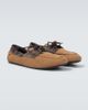 Prada Prada Shuffle leather-trimmed canvas boat shoes - 5