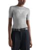 Prada Prada Silk Crew Neck Sweater with Logo - 1