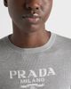 Prada Prada Silk Crew Neck Sweater with Logo - 2