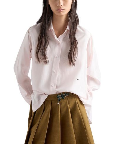 Prada Prada Silk Poplin Shirt