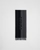 Prada Prada Small Wool Scarf with Jacquard Logo - 3