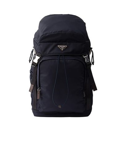 Prada Prada Speedrock Re-Nylon And Leather Backpack