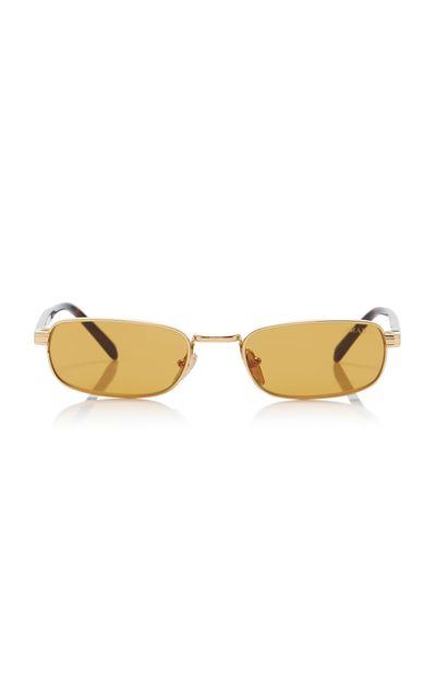 Prada Prada SquareFrame Metal Sunglasses