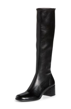 Prada Prada Stretch Leather Knee High Boot