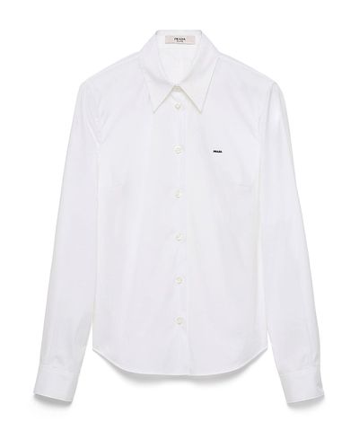 Prada Prada Stretch Poplin Shirt