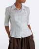 Prada Prada Striped bow-detail shirt - 2