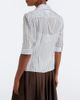 Prada Prada Striped bow-detail shirt - 5