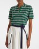 Prada Prada Striped cotton and silk polo shirt - 2