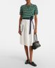 Prada Prada Striped cotton and silk polo shirt - 6
