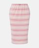 Prada Prada Striped cotton piqué pencil skirt - 1