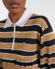 Prada Prada Striped cropped silk polo shirt - 3