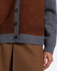 Prada Prada Suede-trimmed virgin wool cardigan - 4
