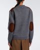 Prada Prada Suede-trimmed virgin wool cardigan - 6