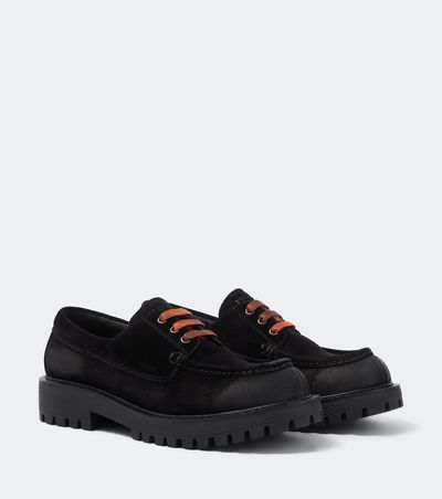 Prada Prada Suede boat shoes
