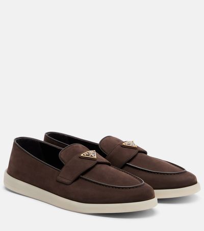 Prada Prada Suede penny loafers