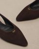 Prada Prada Suede slingback flats - 5