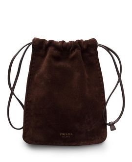 Prada Prada Suede Smartphone Pouch