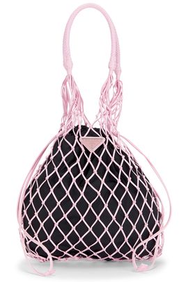prada Prada Tessuto Net Tote Bag