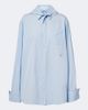 Prada Prada Tie-neck cotton poplin shirt - 1