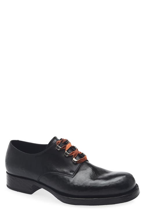 Prada Prada Vitello Hammer 2 Plain Toe Derby