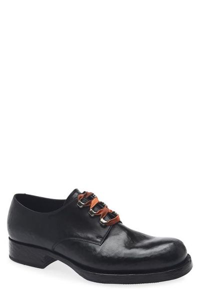 Prada Prada Vitello Hammer 2 Plain Toe Derby