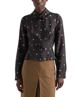Prada Prada Washed Silk Shirt
