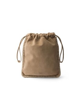 Prada Prada wish Suede Pouch