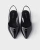 Prada Prada Women's Brushed Leather Ballerina Slingbacks - 3