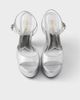Prada Prada Women's Patent Saffiano Leather Platform Sandals - 3