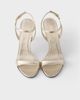 Prada Prada Women's Patent Saffiano Leather Sandals - 3