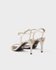 Prada Prada Women's Patent Saffiano Leather Sandals - 4