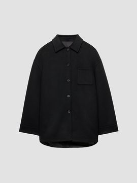 Prada Prada Women's Reversible Double Cashwool and Nylon Caban Jacket