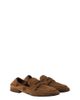 Prada Prada Women's Shuffle Antiqued Suede Leather Loafers - 1