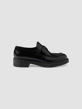 Prada Prada Women's Women's's Chocolate Brushed Leather Loafers