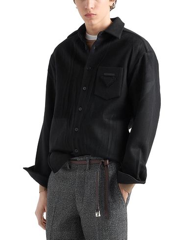 Prada Prada Wool and Cashmere Shirt