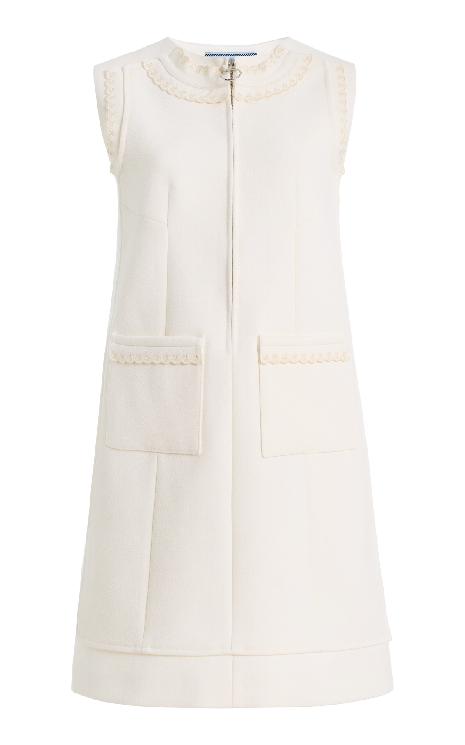 Prada Prada Wool Mini Shift Dress