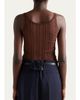 Prada Rib-Knit Cotton Tank - 3