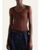 Prada Rib-Knit Cotton Tank - 4