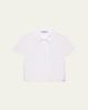 Prada Short-Sleeve Linen Muslin Shirt - 1