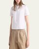 Prada Short-Sleeve Linen Muslin Shirt - 4