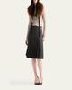 Prada Speckled Wool-Linen Rib Polo Sweater - 2