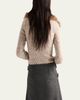 Prada Speckled Wool-Linen Rib Polo Sweater - 3