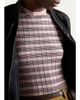 Prada Striped Silk-Cashmere Short-Sleeve Sweater - 5